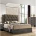 Latitude Run® Conyingham Standard Bed Wood & /Upholstered/Polyester in Gray | 58 H x 83.5 D in | Wayfair 418731476C62416893222ECC81F1BEDD