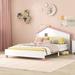 Harper Orchard Yeldell Platform Bed Wood in Pink | 38.3 H x 57.1 W x 82.4 D in | Wayfair F1C7BDCB1FB1496581959C63D8EE34FB