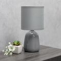 Wade Logan® Astolfo Table Lamp Ceramic/Fabric in Gray | 10.4 H x 5.12 W x 5.12 D in | Wayfair 3658024E32B944AC826AB01FF1538BCB