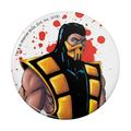 Mortal Kombat Klassic Scorpion Character Pinback Button Pin