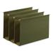 Universal Box Bottom Hanging File Folders Legal Size 1/5-Cut Tab Standard Green 25/Box (14153)