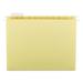 Smead Colored Hanging File Folders Letter Size 1/5-Cut Tab Yellow 25/Box (64069)