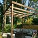 Wooden Garden Gazebo Pergola Kit - 4.8m Width - Box Design