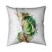 Begin Home Decor 18 x 18 in. Watercolor Chameleon-Double Sided Print Outdoor Pillow Cover