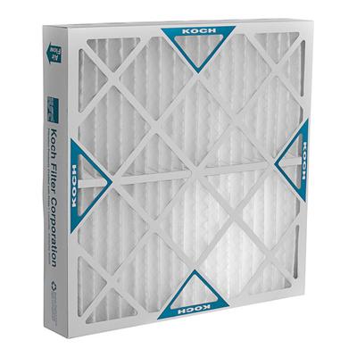 Koch Filter Multi-Pleat XL8-HC 16" x 25" x 2" High-Capacity MERV-8 Extended Surface Pleated Panel Filter 102-701-017 - 12/Case