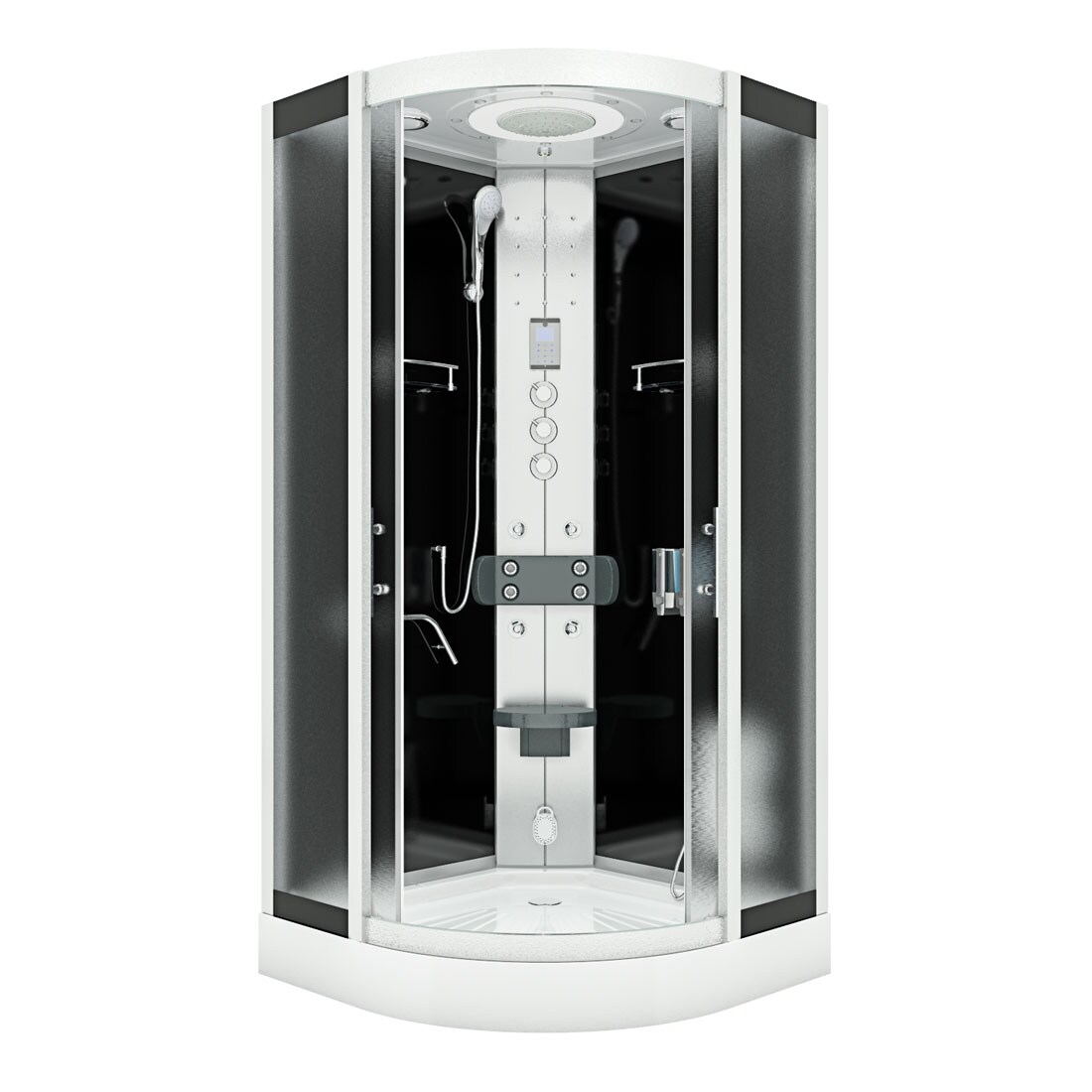 AcquaVapore Dampfdusche Duschkabine Sauna Dusche D58-13M3 90x90 cm ohne 2K Scheiben Versiegelung Image