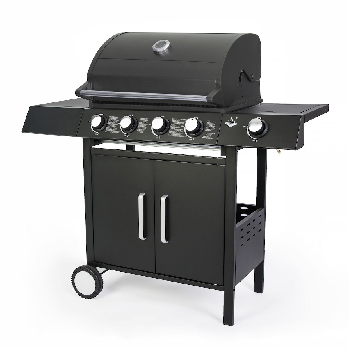 El Fuego Gasgrill San Angelo 4 Brenner AY0582 mit Seitenbrenner BBQ Grill Image