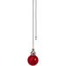 Home Decorative Decor Red Cord Lamp Ice Fan Style Ceiling Chain Ornament Lamps Pendant and Glass Grain Pull Crystal Extender Extension Hanging Ball Light Ornaments Party Inch