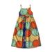 Princess Dress Toddler Kids Baby Girls African Dashiki Traditional Style Sleeveless Strap Dress Ankara Princess Backless Dresses Headband Outfits 1-5Y Baby Holiday Christmas Dress