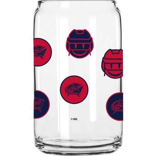 Columbus Blue Jackets 16oz. Smiley-Dosenglas