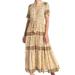 Free People Dresses | Free People Rare Feelings Maxi Dress | Color: Cream/Yellow | Size: S