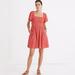 Madewell Dresses | Madewell Lucie Smoked Eyelet Mini Dress Size M | Color: Pink | Size: M