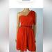 Jessica Simpson Dresses | Jessica Simpson New Gorgeous Short Dress M | Color: Orange | Size: M