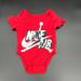 Nike One Pieces | Infant, Nike Air, Onesie, Size Nb | Color: Red | Size: Newborn