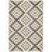 Black 96 x 60 x 0.75 in Area Rug - Dash and Albert Rugs Diamond Cove Geometric Hand Tufted Area Rug in/Beige | 96 H x 60 W x 0.75 D in | Wayfair