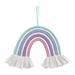 Rainbow Rope Wall Decor Hanging Decoration by Sweet Jojo Designs Fabric in Blue/Pink | 11 H x 9 W x 0.75 D in | Wayfair RopeWall-Rainbow