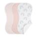 Rainbow Absorbent Burp Cloths by Sweet Jojo Designs in Pink/White | 9.5 W in | Wayfair 3P-Burp-Rainbow-PRT