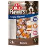 8in1 Triple Flavour Os à mâcher XS pour chien - 21 os à mâcher