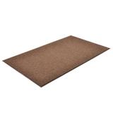 NoTrax T39S0035BR Bristol Floor Mat, Polypropylene, Ribbed Vinyl Back, Fade-Resistant, 3' x 5', Coffee