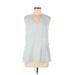 Banana Republic Sleeveless Blouse: Blue Tops - Women's Size Small