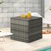 Outdoor deck terrace storage box