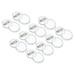 Uxcell 0.98inch Acrylic Button Pin Badge 20SetRound Pin Blank Buttons Badges Kit