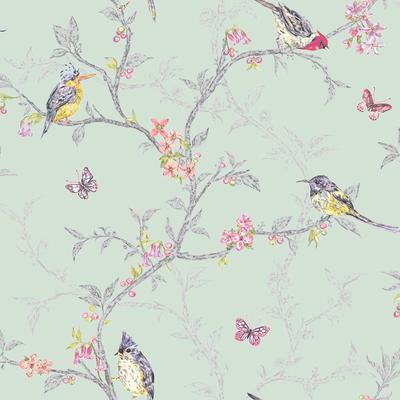 Phoebe Nature Trail Unpasted Wallpaper – 396in x 20.8in