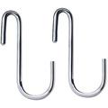 30 Pack S Shaped Hooks Heavy Duty S Hooks Pan Pot Holder Rack Hooks Hanging Hangers Hooks for Kitchen Bathroom Bedroom Garden and Office (S Hook/Silver/2.4\\