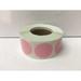 1 Roll 2 Round Blank LITE Pink Circle Color Coding Coded Inventory Quality Control Dot Identification Stickers 500 Labels Per Roll