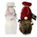 2 Pcs Christmas Gnomes Decorations Holiday Swedish Plush Doll Decor for Christmas Ornaments Home Table Dwarf Elf Plush Gnomes Easter Decor Farmhouse Tiered Tray Decoration Gift Aosijia