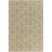 Hauteloom Damawato Jute Living Room Bedroom Area Rug - Beige Gray - 2 x 3