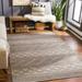 Hauteloom Abuyon Jute Living Room Bedroom Area Rug - Global - Gray Beige - 8 x 10