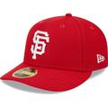 Men's New Era Scarlet San Francisco Giants Low Profile 59FIFTY Fitted Hat