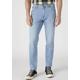 Slim-fit-Jeans WRANGLER "Texas Slim" Gr. 36, Länge 32, blau (starlite) Herren Jeans Slim Fit