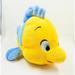 Disney Toys | Disney Store Little Mermaid Flounder Plush 10" Blue Yellow Embroidered Eyes | Color: Blue/Yellow | Size: Osbb