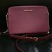 Michael Kors Bags | Michael Kors Camera Bag Style Crossbody. Gently Used. Rich Burgundy Color. | Color: Purple/Red | Size: Os