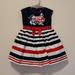 Disney Dresses | Disney Parks Red, White, And Blue Toddler Dress, Size Xxs | Color: Blue/Red | Size: 3tg