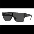 Burberry Accessories | Burberry Be4291 346487 Matte Black Grey 38 Mm Men's Sunglasses | Color: Black | Size: Os