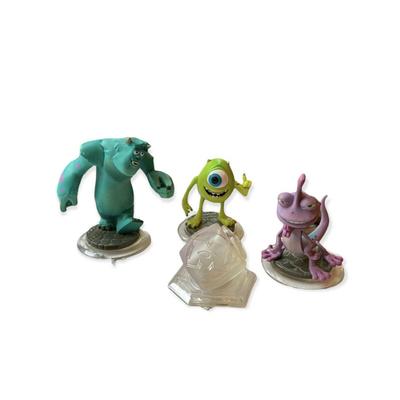 Disney Video Games & Consoles | Disney Infinity Monsters Inc Sulley | Mike Wazowski | Randal Boggs + Crystal. | Color: Red | Size: Os
