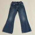 Levi's Bottoms | Levi’s Jeans Flare Fit Flap Pocket Glitter Studded Button Girls Sz 6 Reg | Color: Blue | Size: 6g