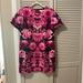 Michael Kors Dresses | Michael Kors Floral Spring Dress Size 14 | Color: Black/Pink | Size: 14