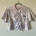 Adidas Tops | Adidas Womens Crop Top Camo Pink Size M Short Sleeve 100% Organic Cotton T Shirt | Color: Gray/Pink | Size: M