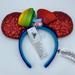 Disney Accessories | Disney Minnie Mouse Ear Headband Epcot 40th Anniversary Sequin | Color: Blue/Red | Size: Os