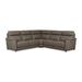 Multi Color Reclining Sectional - AE Design 104" Wide Genuine Leather Symmetrical Reclining Corner Sectional Genuine Leather | Wayfair EK-LH185M-GR