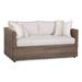 Braxton Culler Paradise Bay 66" Wide Wicker Loveseat Wicker/Rattan in Brown | 33 H x 66 W x 35 D in | Outdoor Furniture | Wayfair 486-0191/6301-83