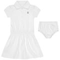 Ralph Lauren Kids Girls White Cotton Polo Dress Size 11 - 12 Yrs