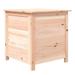 VidaXL Outdoor Storage Deck Box Chest for Patio Cushions Tools Solid Fir Wood Wood/Solid Wood in White | 22 H x 19.7 W x 19.7 D in | Wayfair 152162