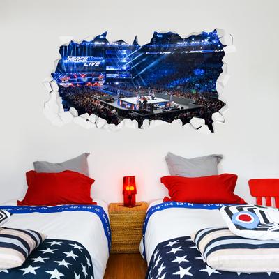 WWE SmackDown Arena Broken Wall Sticker - 60cm x 35cm height Image