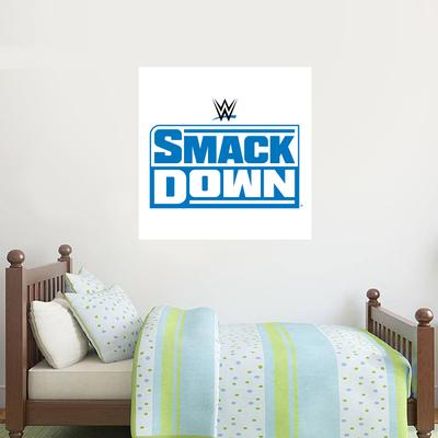 WWE SmackDown Logo Wall Sticker - 90cm x 90cm height Image