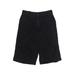 Khaki Shorts: Black Solid Bottoms - Kids Boy's Size 8